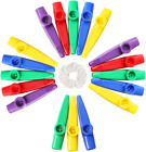 Kids Kazoos, 18 Pcs Plastic Kazoo with 20 Pcs Kazoo Flute Diaphragms Kazoos Musi