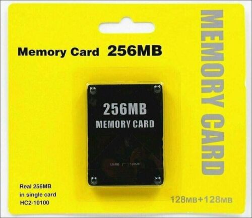 256MB 128MB Megabyte Memory Card for Sony PlayStation 2 PS2 Slim Game Console