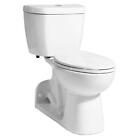 Single Flush 0.95 GPF Elongated 2-Piece Toilet Stealth Technology Rear Outlet