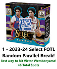 Random Parallel Break 2023-24 FOTL SELECT Basketball HOBBY BOX Victor Wembanyama