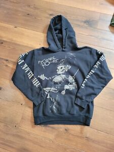 My Chemical Romance Hoodie S Black Band Skeleton The Black Parade Sweater Y2k