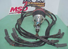 MSD Pro-Billet Ford 351W Dual Pickup Distributor #8384 with Plug Wires NASCAR