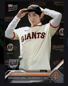 2023 TOPPS NOW 12/15 Giants Introduce JUNG HOO LEE (Topps MLB Bunt Digital card