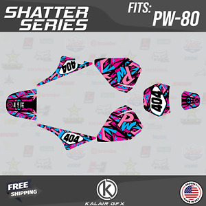 Graphics Kit for Yamaha PW80 (1990-2023) PW-80 PW 80 Shatter Series - Pink