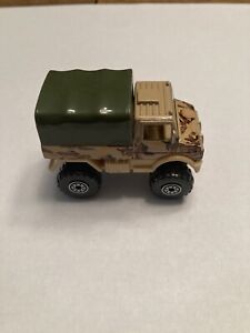 Hot Wheels 1990 Military Army Marines Desert Camo Troop Cargo Truck