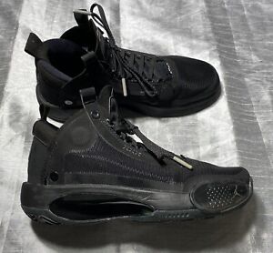 Nike Men’s Air Jordan XXXIV 34 Black Cat Basketball Shoes Size 5Y AR3240-003
