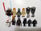 LEGO Star Wars Lot Of 12 Minifigures Dooku, Gen Gree, Mandilorian, Damaged Vader