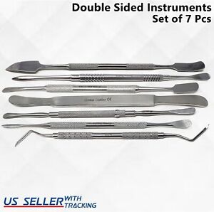 7x Polymer Clay Tools Ceramics Sculpting Stainless Steel Set for Adults and Kids