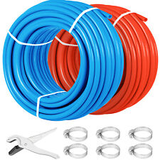1/2 600' 2 Coils 300 Red & 300 Blue PEX Tubing Certified Oxygen Barrier Htg/Plbg