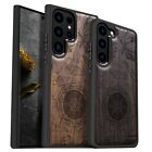 Wood Phone Case for Samsung Galaxy S24 S23 Ultra S22 S21 Plus FE Note20 5G Cover