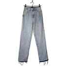 Pacsun Playboy Jeans Vintage Light Blue Denim High Waisted Frayed hem Womens 25
