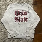 Vintage 80s Champion Reverse Weave Ohio State College Sweatshirt Large White