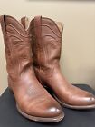 Tecovas ‘The Cartwright’ Bourbon Calfskin Leather Cowboy Boots | Sz 10.5 D