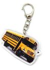 School Bus Keychain, Photo of International CE encased in acrylic
