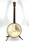 Antique 1920 Fairbanks Vega Style N 4-String Banjo Steel Back With Case