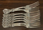 Lot of 8 Sterling Reed & Barton Francis I Forks 7-3/4