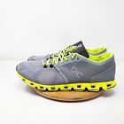 On Cloud X Shoes Mens 11 Athletic Running Comfort Sneakers Grey Neon WORN