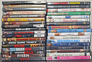 New ListingHuge Bulk Lot of 25 Dvd Movies! Action Comedy Drama Romance Thriller Wholesale