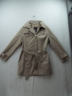 London Fog Trench Coat or Jacket with Hoodie,  Beige color, size L, RN# 79675