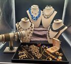 Estate Sale Jewelry Lot Erwin Pearl, Betsey Johnson, J Crew, 925! 41 Pieces 2lbs