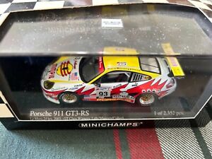 1:43 MINICHAMPS Porsche 911 GT3-RS Le Mans 24h 2003 GT Class winners NEW IN BOX!