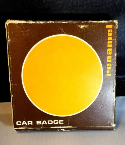 Renamel England Car Badge Emblem Club Int. Box Rare