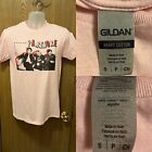 Paramore T-Shirt Hayley, Taylor, Zac Front Graphic/Distressed Gildan Pink Small