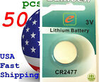 50 pcs CR2477 2477 LM2477 BR2477 Card 3V Lithium Battery
