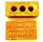 Two Old Bricks That The Alliance Clay Products Co., Alliance, Ohio