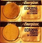 Energizer ECR2016 CR2016 BR2016 Lithium3V Battery (2piece) New Authorized Seller