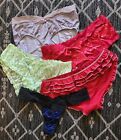 WOMEN'S SEXY PANTY LOT OF 5 NEW Without Tags-Size 5/6 Med. *LOOK👀*