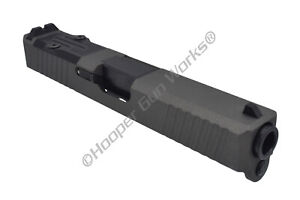 HGW Complete Upper for Glock 23 Tungsten Cerakote RMR Slide Black Barrel Sights