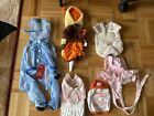Dog Clothes Lot Of 12 Some New Some Used Two Raincoats And Many More Styles