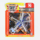 Matchbox Sky Busters 2023 Air Blade Helicopter 5/32 Blue Diecast Mattel