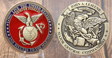 Major General Commandant of the Marine Corps John A. Lejeune Challenge Coin USMC