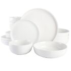 Gibson Home Oslo 16-Piece Porcelain Dinnerware Set - White