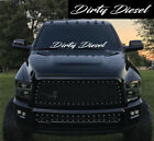 Dirty Diesel Truck Windshield Banner Decal Sticker 6x44