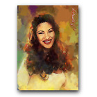 Selena Quintanilla-Perez #5 Art Card Limited 40/50 Edward Vela Signed (Music -)