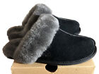 UGG SCUFFETTE II BLACK/ GREY WOMAN’S SLIPPERS SIZE 7 1106872/ AUTHENTIC/ NEW