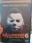 Halloween 6 VI Unrated Producers cut 2 DVD set -43 minutes of alternate footage