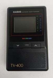 Casio TV-400T LCD Pocket Color Portable Hand Held TV Turns On not Digital