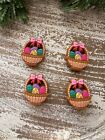Silicone Beads Focal's 4 pc Basket egg  for Pen making Wristlet, Keychain Craft
