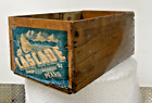 Vintage Cascade Washington Pear Paper Label Wood Fruit Crate 19.5x12.25x9