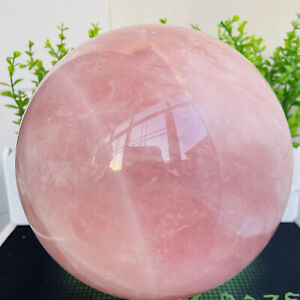 New ListingNatural Pink Rose Quartz Sphere Crystal Ball Reiki Healing 5740g