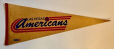 Vintage MISL Las Vegas Americans soccer pennant defunct