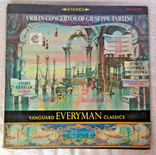 VIOLIN CONCERTOS OF GIUSEPPE TARTINI LP Vinyl Record Album Andre Gertier 1966