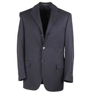Corneliani Solid Charcoal Gray Super 120s Wool Suit 38R (Eu 48) NWT