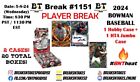 RYAN LASKO 2024 Bowman Baseball HTA + Hobby 2 CASE 20 BOX Break #1151