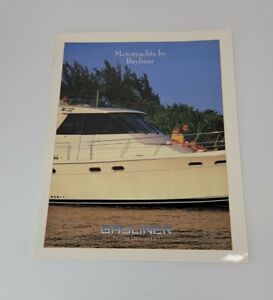 1990s Bayliner Boats  Motor Yachts Sales Brochure / Catalog - Everett Washington