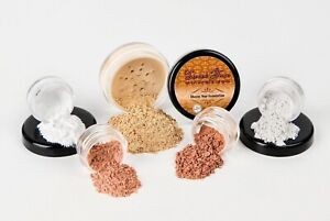 STARTER SET (BISQUE) Mineral Makeup Kit Bare Skin Sheer Powder Matte Foundation